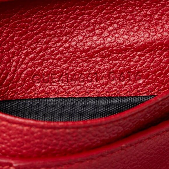 Saint Laurent Red Leather Wallet  (Pre-Owned) - Picture 7 of 11